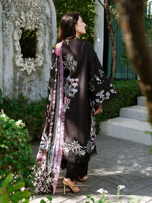 Mushq A Moi Luxury Lawn Embroidered Unstitched 3-Piece Suit-Gentle Breeze