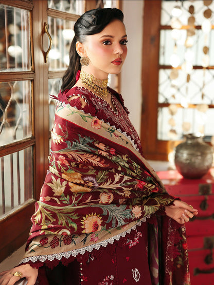 Binilyas Lumina Summer Lawn Embroidered Unstitched 3-Piece Suit-L76-A