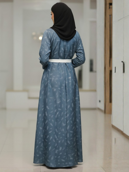 Islami Hijab Centre Haya Premium Series Imported Nida Printed Abaya Set