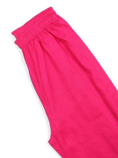 Velvour Girls Cotton Embroidered Co-Ord Set-VG175-B