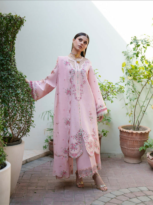 Binilyas Lumina Heritage Dore Summer'26 Embroidered Stitched 3-Piece Suit-176-B