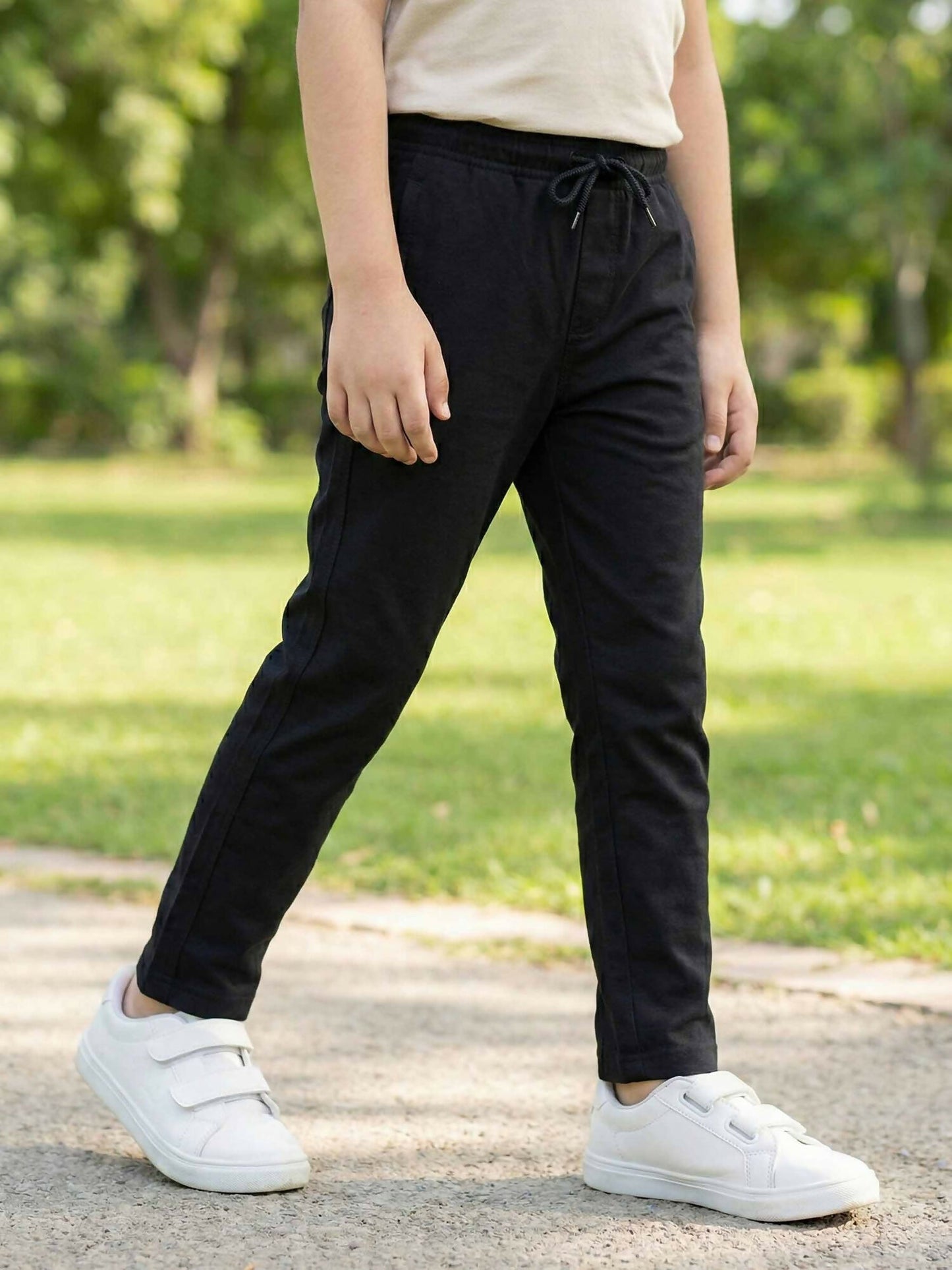 Velvour Imported Popcorn Trouser-VWT47-CT