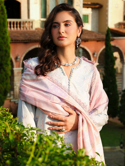 Rang Rasiya Florence Summer Edit'26 Lawn Embroidered Unstitched 3-Piece Suit-Alizeh