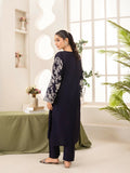 Stylish Collection Aaraish Linen Embroidered Stitched 2-Piece Suit- Blue Garnet