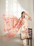 Sitara Lawn Embroidered Unstitched 3-Piece Suit-129
