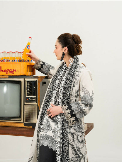 Mahnur Anaya Lawn Vol-1 Embroidered Unstitched 3-Piece Suit-ANA-005