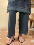 Panache Apparel Mah-e-Noor Khaddar Printed Stitched Suit-Slate