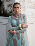 Hussain Rehar Festive Pret'25 Organza Embroidered Stitched 3-Piece Suit-Maklina