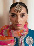 Hussain Rehar Moon In The Golden Cup Raw Silk Embellished Stitched 3-Piece Suit-Gelid