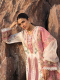 Mahnur Sirene Luxury Lawn Embroidered Unstitched 3-Piece Suit-Magnolia