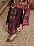 Jugnu by Hussain Rehar Karandi AW'25 Edit III Embroidered Unstitched 3-Piece Suit-Bari