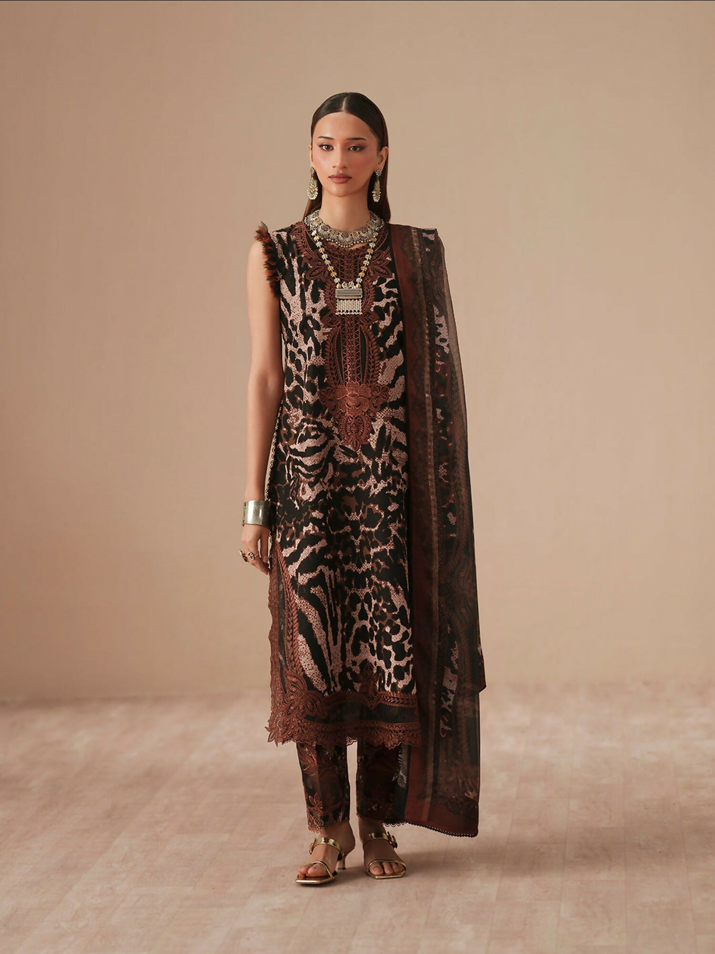 Binilyas Jojo Summer'26 Lawn Embroidered Unstitched 3-Piece Suit-82B