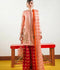 Hussain Rehar Basic Not Basic IV Raw Silk Embellished Stitched 3-Piece Suit-Blush