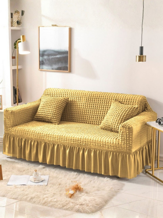 Elegant Bedding Jersey Bubble Sofa Cover