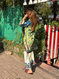 Sehrish Kanwal K-Ord Crepe Printed Co-Ord Set-Lea
