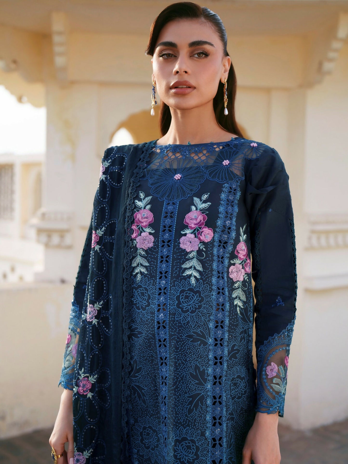 Parishay Shangrila Lawn Embroidered Unstitched 3-Piece Suit-SLA-06