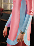 Hussain Rehar Pay Day Vol IV Raw Silk Stitched 2-Piece Suit-Hibiscus