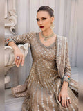 Maria B Sateen Cotton Satin Embroidered Unstitched 3-Piece Suit-CST-810