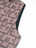 Velvour Boys Jacquard Printed Waistcoat-VW06-D