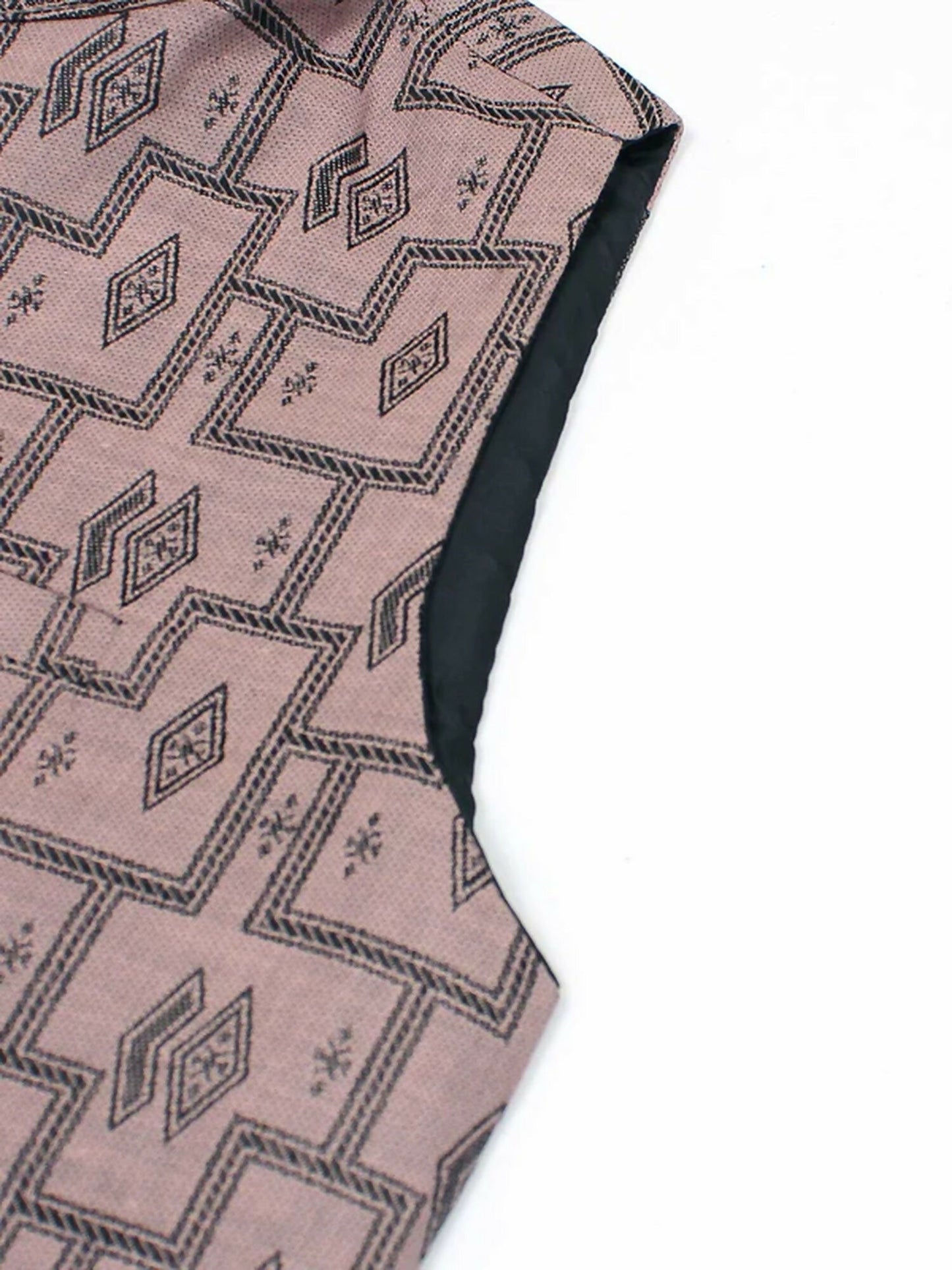 Velvour Boys Jacquard Printed Waistcoat-VW06-D
