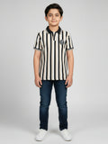 Velvour Boys Pique Tipping Collar Polo Shirt-VP16-A