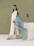 Stylish Collection Serene Summer Linen Embroidered Stitched 3-Piece Suit-Kastoor Embroidered