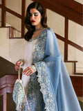 Hussain Rehar The Scent Luxury Pret SS'25 Raw Silk Embellished 3-Piece Suit-Virelle