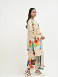 Imran Aftab Basant Mela Raw Silk Printed Stitched 3-Piece Suit-IARP 07