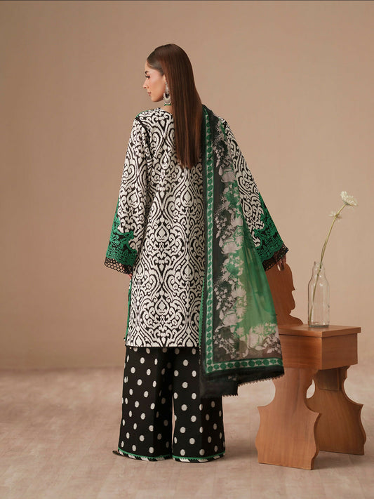 Binilyas Jojo Summer'26 Lawn Embroidered Unstitched 3-Piece Suit-85A