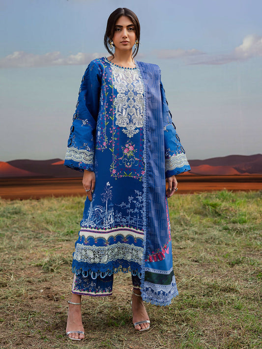Parishay Rang e Sarma Khaddar Embroidered Unstitched 3-Piece Suit-SAR-13
