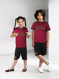 Velvour Boys & Girls Printed Track Suit-VST62-C
