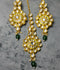 H&A Jewellery Indian Kundan Handmade Earrings and Mang Tikka Set