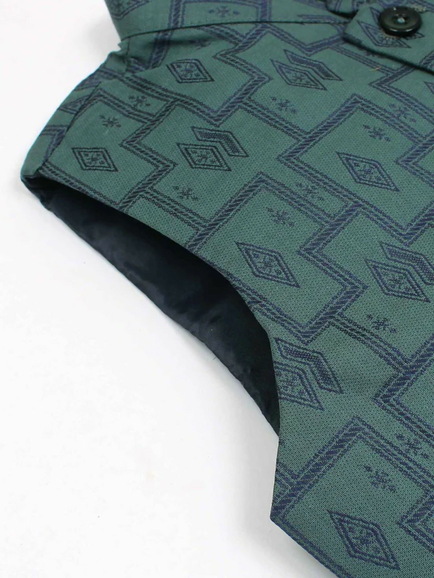 Velvour Boys Jacquard Printed Waistcoat-VW06-B