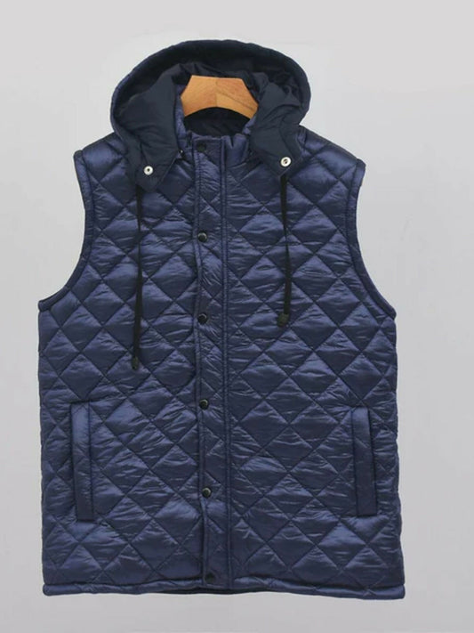 Removeable Hood Ultralight Puffer Gillet-13117
