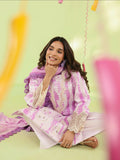 Mahnur Anaya Vol.2 Lawn Embroidered Stitched 3-Piece Suit-02-White and Lilac