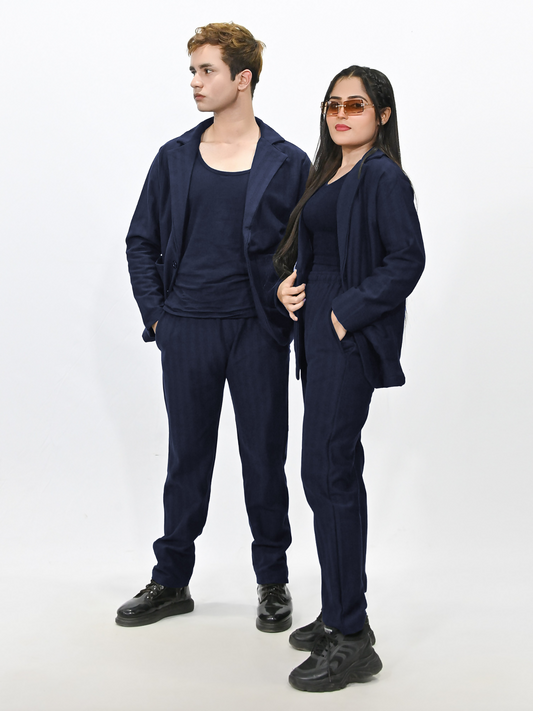 Jupiter Celebrity Self Textured Casual Pant Coat-14865
