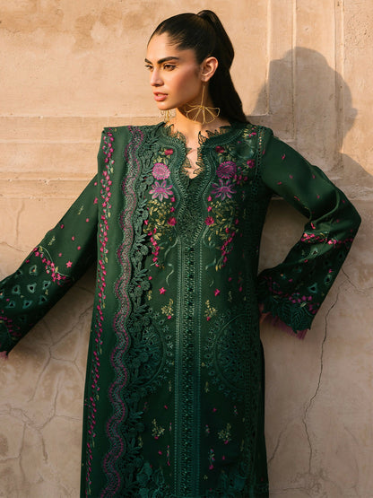 Binilyas Karandi Embroidered Unstitched 3-Piece Suit-152-B
