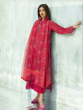 Parishay Ivy Bloom'26 Lawn Embroidered Unstitched 3-Piece Suit-IB-16