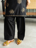 Panache Apparel Solid Story Cotton Lawn Embroidered Stitched Suit-Kairo