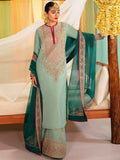 Hussain Rehar Khawab Ghar Raw Silk Embellished Stitched 3-Piece Suit-Imroz