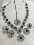 Fashion Hub by Noor Bilal – One Carat American Diamond Necklace Set