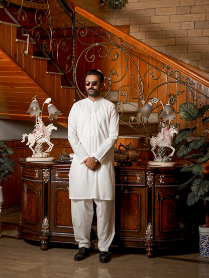 Fabrich Virsa Cotton Embroidered Unstitched Shalwar Kameez-FAB-8813