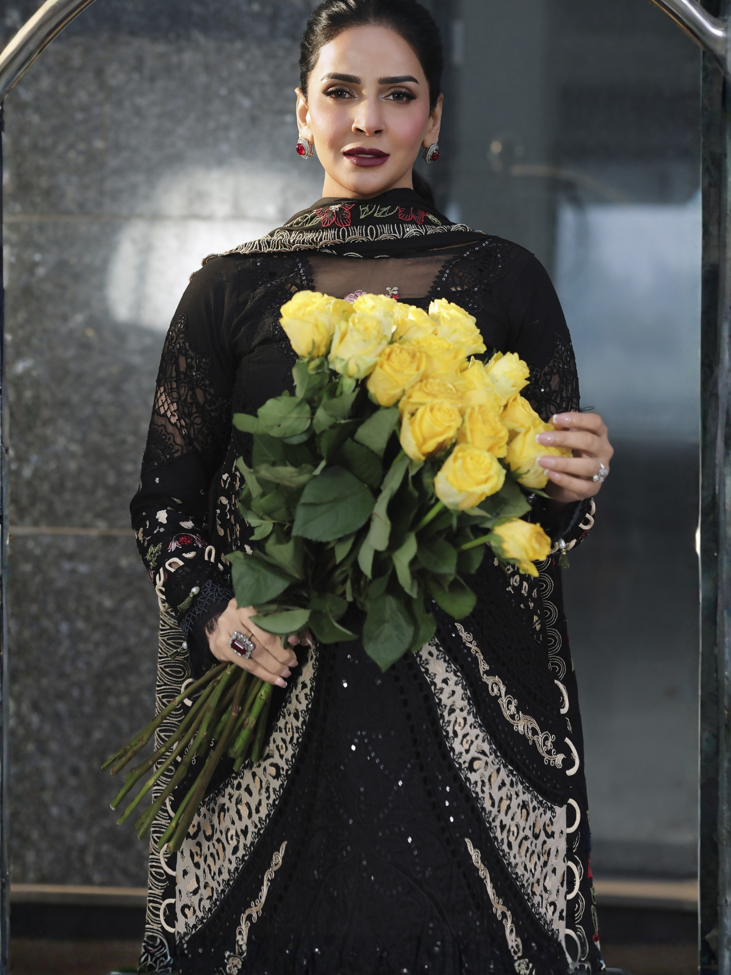 Parishay Monaco Luxury Lawn'26 Embroidered Unstitched 3-Piece Suit-MN-03