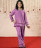 Velvour Girls Cotton Embroidered Stitched 2-Piece Suit-VG180-B