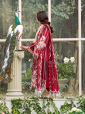 Binilyas Freesia Luxury Lawn Embroidered Unstitched 3-Piece Suit-103 - A
