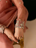 Allure By IH Organza Embellished Stitched 3-Piece Suit-Feriya