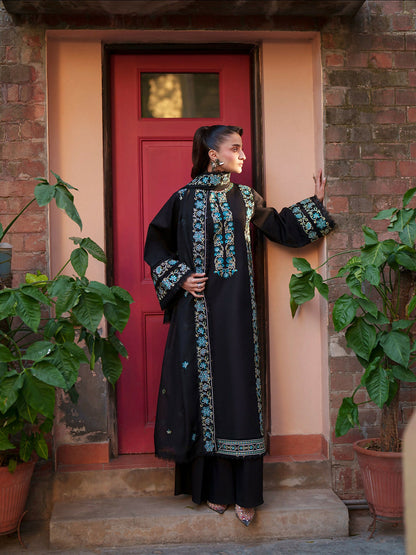 Mahnur Fiona Lawn'26 Embroidered Unstitched 3-Piece Suit-F-11