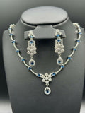 H&A Jewellery One Carat Silver Rhodium Plated Jewellery Set