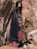 Mahnur Sirene Luxury Lawn Embroidered Unstitched 3-Piece Suit-Azure