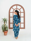 Stylish Collection Enchant Pret Linen Printed Co-Ord Set-Rose Teal